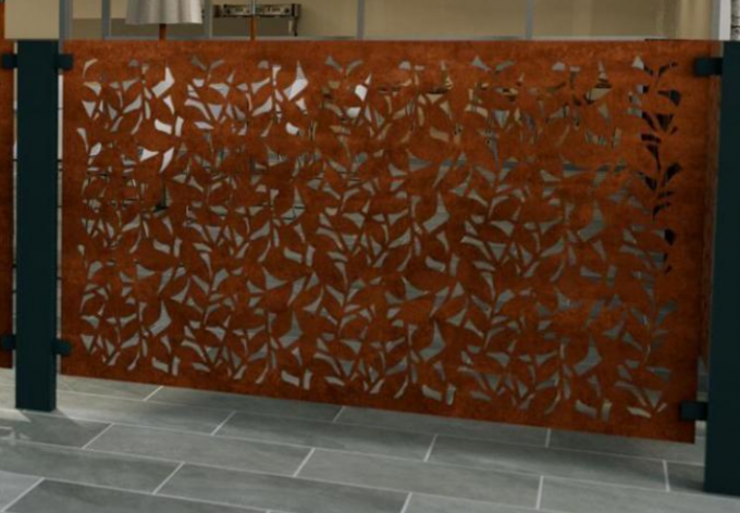 Barrière examinante décorative Panels de panneau décoratif de balustrade de stabilité de corrosion