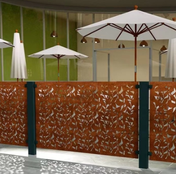 Barrière examinante décorative Panels de panneau décoratif de balustrade de stabilité de corrosion