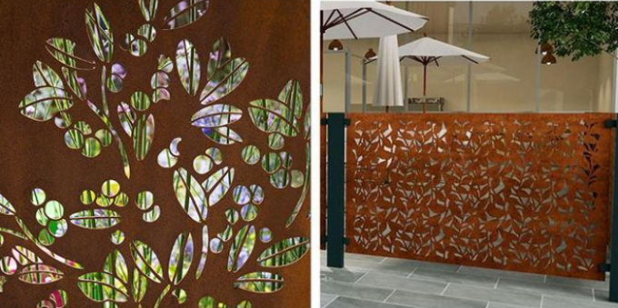 Barrière examinante décorative Panels de panneau décoratif de balustrade de stabilité de corrosion