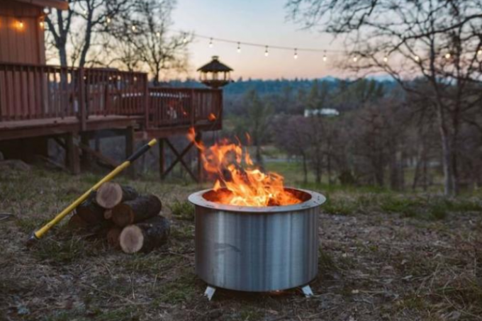 Puits sans fumée du feu de Heater Stainless Steel Bonfire Stove de double patio de flamme