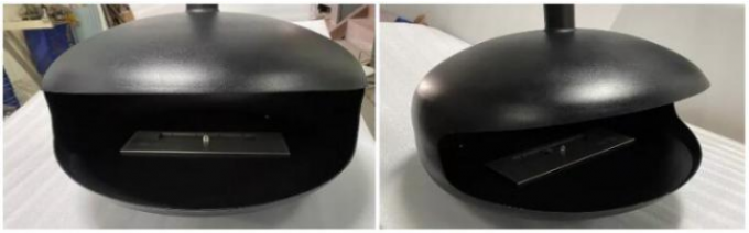 Bio cheminée d'intérieur moderne d'éthanol de Matte Black Ceiling Mounted Hanging