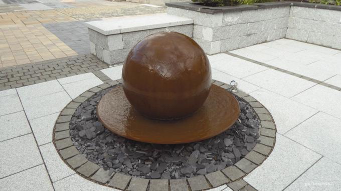  Caractéristique en acier adaptée aux besoins du client de l'eau de Corten de cascade de décoration de jardins
