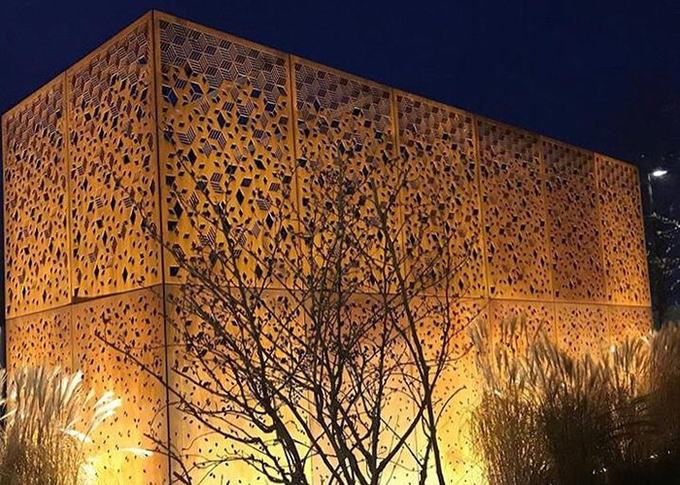 Panneau européen en acier d'écran de styles de Corten