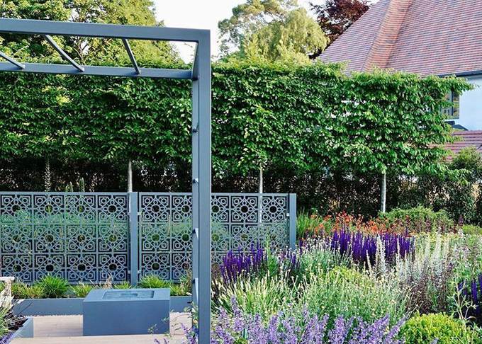 Panneaux extérieurs décoratifs de jardin de personnalisation