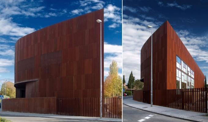 Panneau de mur solide décoratif en acier de la feuille 3D de revêtement de panneau en métal de Corten