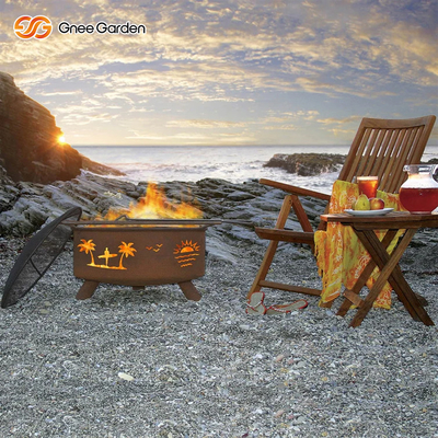 Service résistant d'ODM d'OEM de Firepits d'acier de Corten en métal d'érosion