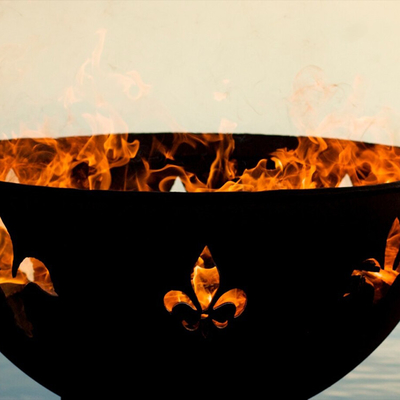 Le feu extérieur en acier Pit Patio Garden Fire Bowl Rusty Fire Pit de Corten