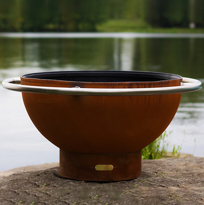 Le grand feu en acier portatif Pit For Courtyard de 120cm Corten