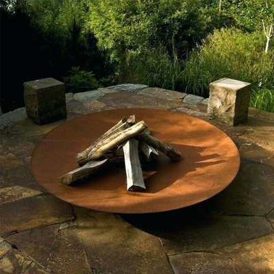 80cm Rusty Corten Fire Bowl Brazier extérieur pour la partie campante