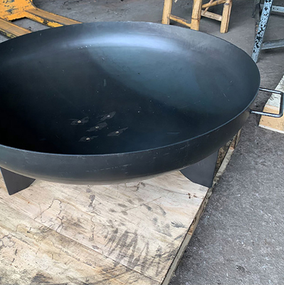 Foyer à bois de chauffage assemblé en acier résistant aux intempéries portable
