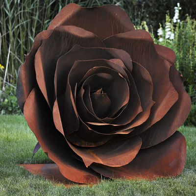 yard en acier unique Art Sculpture en métal de sculpture en Corten d'épaisseur de 3mm