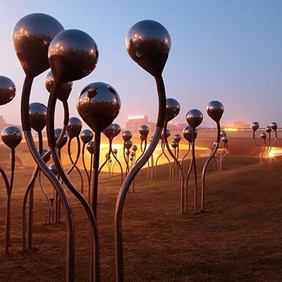 Le GV a certifié 316 uniques extérieurs de sculpture en acier inoxydable