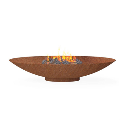 Puits extérieurs du feu de conception de feuille de sphère en métal de diamètre de la mine 100cm 80cm du feu