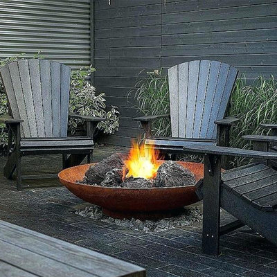 Nouveau puits du feu de Rusty Corten Steel Metal Camping de conception