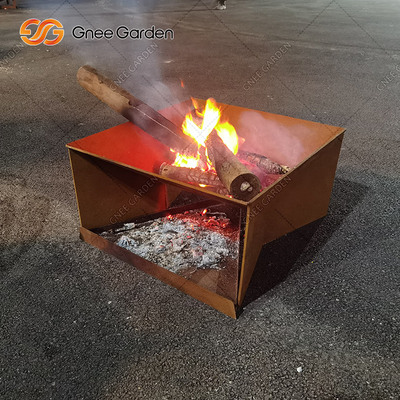 Nouveau puits du feu de barbecue de Rusty Corten Steel Metal Camping de conception