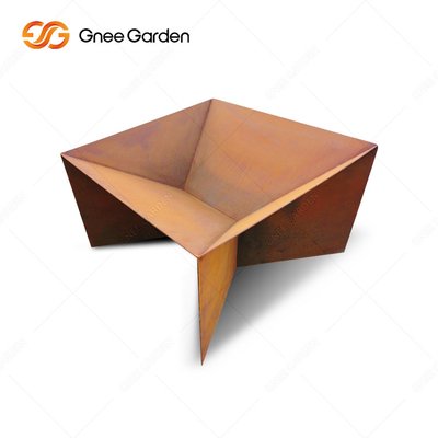 Nouveau puits du feu de barbecue de Rusty Corten Steel Metal Camping de conception