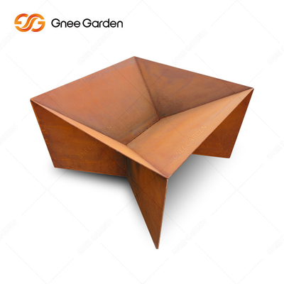 Nouveau puits du feu de barbecue de Rusty Corten Steel Metal Camping de conception