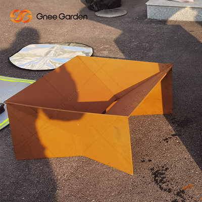 Nouveau puits du feu de barbecue de Rusty Corten Steel Metal Camping de conception