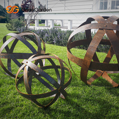 La décoration en métal de paysage de jardin ornemente la décoration en acier de Corten pour Homeyard