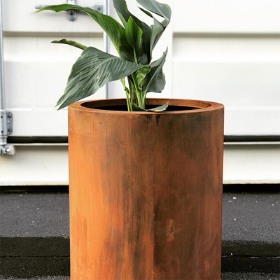 L'épaisseur 0.5mm au planteur extérieur en métal de 20.0mm Corten portent la résistance