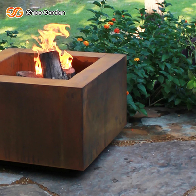 Puits en acier du feu de Pit Heavy Duty Wood Burning du feu d'ODM 120cm Corten d'OEM