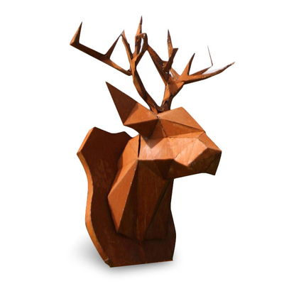 Les statues en bronze extérieures modernes de GV TUV Corten bronzent des statues de yard 175cm