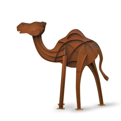 Les statues en bronze extérieures modernes de GV TUV Corten bronzent des statues de yard 175cm