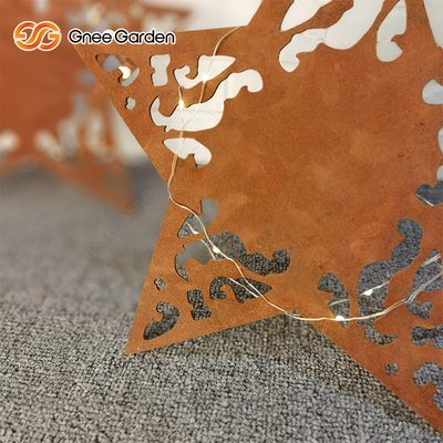 Le jardin en acier personnalisable en métal d'ASTM Corten ornemente le laser coupant des métiers