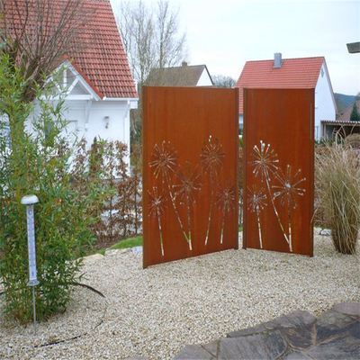 Le jardin en acier décoratif découpé de Corten examine le service d'ODM d'OEM de panneaux