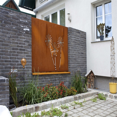 Le jardin en acier décoratif découpé de Corten examine le service d'ODM d'OEM de panneaux
