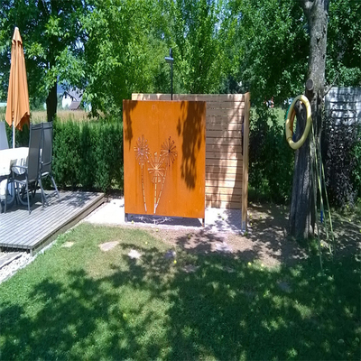 Le jardin en acier décoratif découpé de Corten examine le service d'ODM d'OEM de panneaux