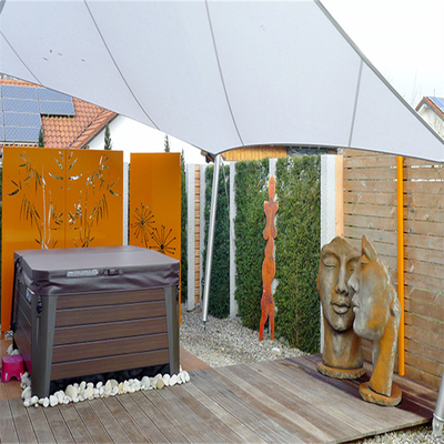 L'intimité en acier de Corten coupée par laser examine décoratif extérieur personnalisable