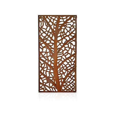 Écran décoratif en acier de Corten de produits de jardin en métal de personnalisation de haute résistance