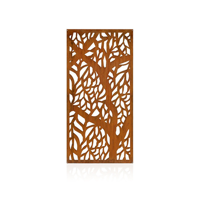 Écran décoratif en acier de Corten de produits de jardin en métal de personnalisation de haute résistance