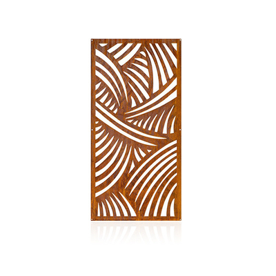L'écran en acier de Corten de décoration à la maison de haute catégorie lambrisse à l'intérieur dehors