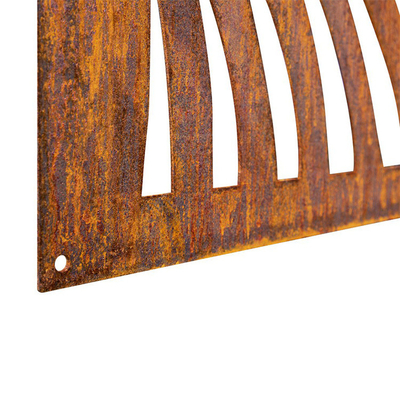 L'écran en acier de Corten de décoration à la maison de haute catégorie lambrisse à l'intérieur dehors