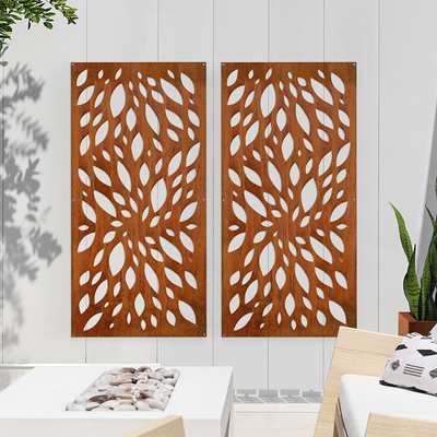L'intimité en acier décorative de Corten de produits de jardin en métal d'art lambrisse la preuve de temps