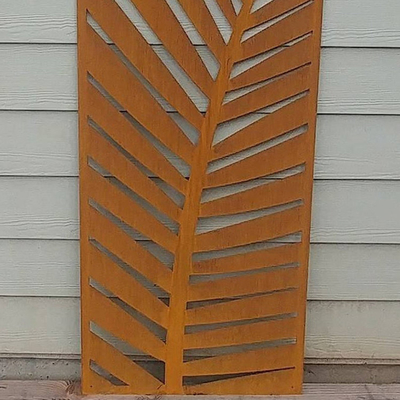 Le jardin en acier fait sur commande de Corten de décor extérieur examine 2.5mm épais