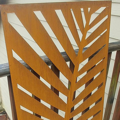 Le jardin en acier fait sur commande de Corten de décor extérieur examine 2.5mm épais