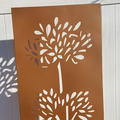 Écrans en acier rouillés par produits certifiés par GV de jardin en métal personnalisables