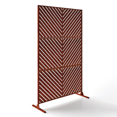 Cloison de séparation en acier personnalisable d'écran de jardin de Corten Prerusted