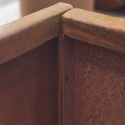 L'acier assemblé facile de Corten a soulevé des lits de jardin pour la plantation de fleurs