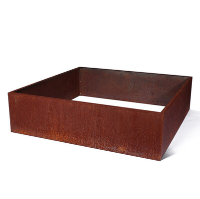 L'acier de TUV Corten a soulevé la coutume du lit 65l*65w*30h cm de jardin peinte