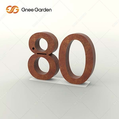 Contemporain en acier rouillé par norme de boîte de lettre ISO9001 géométrique