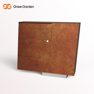Conception antique en acier extérieure antirouille 1000*800mm de boîte de lettre de Corten