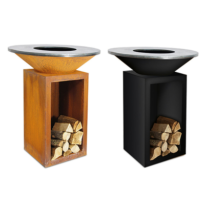 les grils extérieurs de BARBECUE de charbon de bois de 15Inch Prerusted pique-niquent les grils en céramique campants de barbecue