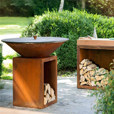 les grils extérieurs de BARBECUE de charbon de bois de 15Inch Prerusted pique-niquent les grils en céramique campants de barbecue