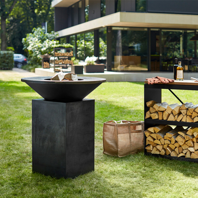 Le bois brûlant survivant à la cuisson extérieure en acier grille 100cm pour le barbecue