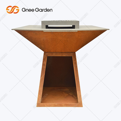 Multifonctionnel extérieur de grande taille de gril de BBQ de Teppanyaki de jardin avec le rebord de cuisson