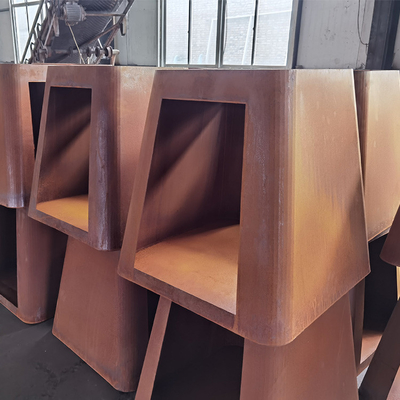 le feu en acier mobile épais Pit Customized Size de barbecue de 3mm Corten